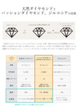 ＜LABORATORY GROWN DIAMOND＞0.1ct ﾑｰﾝｲﾔﾘﾝｸﾞ ［SV925(ｲｴﾛｰｺﾞｰﾙﾄﾞﾒｯｷ)］
