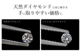＜LABORATORY GROWN DIAMOND＞ 0.1ct ｽﾄﾚｰﾄﾘﾝｸﾞ　［SV925］