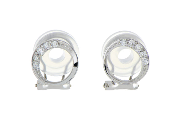 ＜LABORATORY GROWN DIAMOND＞0.1ct ﾑｰﾝｲﾔﾘﾝｸﾞ ［SV925］