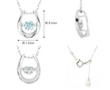 K10 WhiteGold/Blue Diamond (DancingStone)