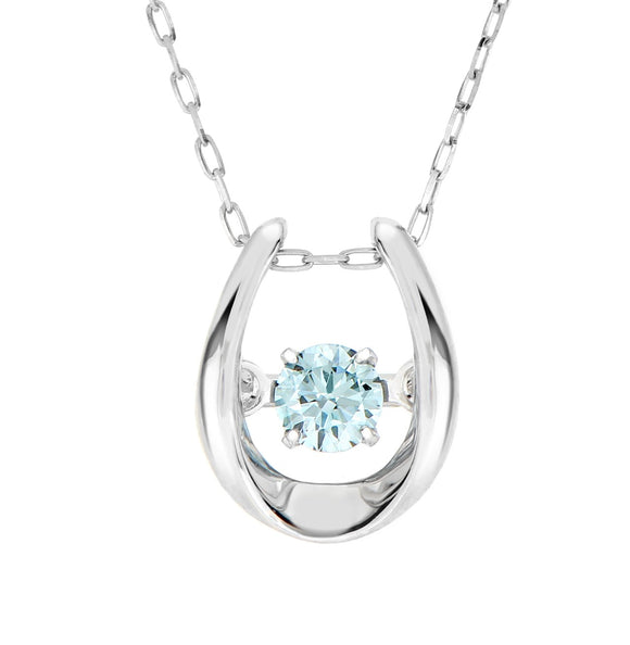 K10 WhiteGold/Blue Diamond (DancingStone)