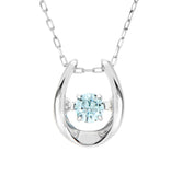 K10 WhiteGold/Blue Diamond (DancingStone)