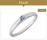 ＜LABORATORY GROWN DIAMOND＞ 0.1ct ｽﾄﾚｰﾄﾘﾝｸﾞ　［SV925］